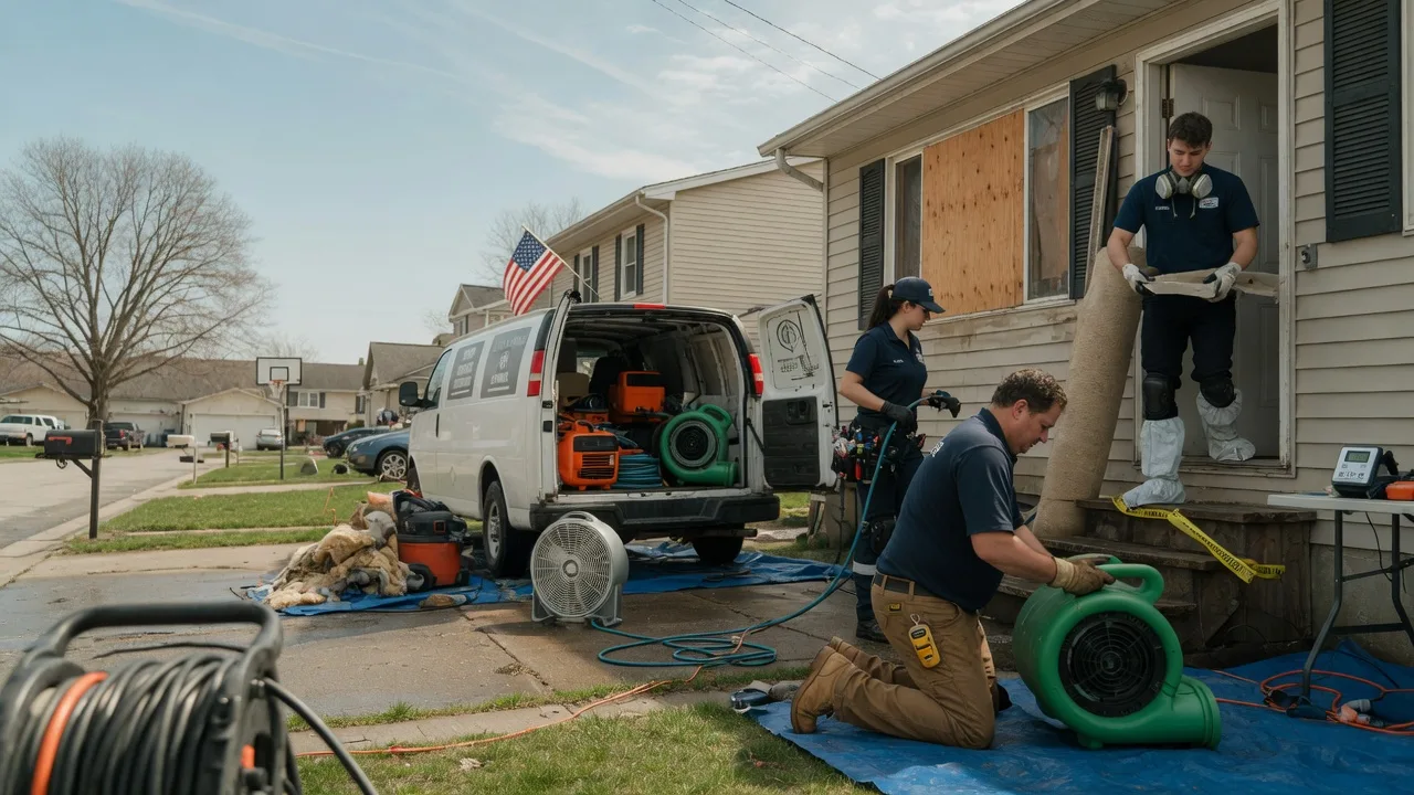 Water Damage Restoration in Richeyville, PA near me